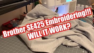 Brother se425 embroidery [upl. by Ivanna]