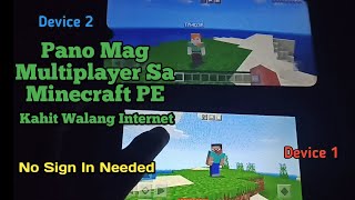 Pano Mag Multiplayer Sa Minecraft Kahit Walang Internet Working On The Latest Version [upl. by Soloma246]