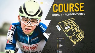 Telenet superprestige Ruddervoorde 2024 Nieuwelingen [upl. by Aholah185]