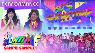 Team Jugs Teddy and Jhong introduces the colorful world of the 80s  Its Showtime Magpasikat 2019 [upl. by Novej]