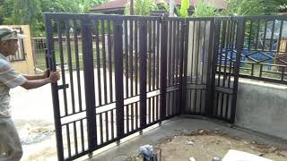 Pintu pagar sliding door [upl. by Boelter995]