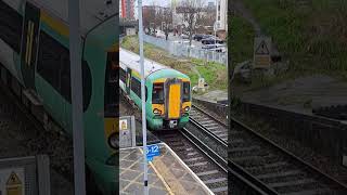 377s at Fratton 26 03 2026 trains electrostar class377 fratton shorts southern rail [upl. by Jannelle]