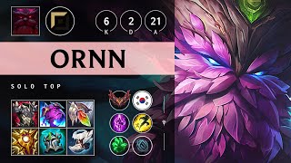 Ornn Top vs Fiora Dominating  KR Grandmaster Patch 1420 [upl. by Enylrac]