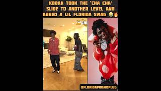 Cha Cha Slide ain’t gone be the same 😭🔥 after kodakblack added some extra moves to it kaicenat [upl. by Rosenbaum565]