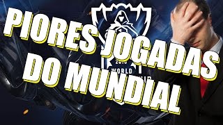 AS PIORES JOGADAS DO MUNDIAL 2016 [upl. by Bonner]