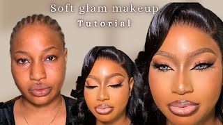 FULL SOFT GLAM MAKEUP TUTORIAL BEGINNER FRIENDLY [upl. by Violante]