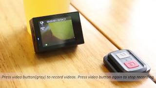 How to use Crosstour Action Camera CT9000 [upl. by Holloway983]