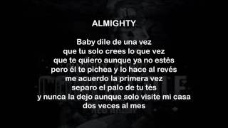 Almighty Ft Kelmitt  Confiesale Letra [upl. by Ailsa]