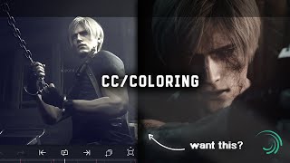 CCCOLORING Tutorial  Alight Motion [upl. by Valoniah]