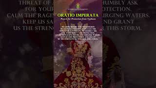 ORATIO IMPERATA Prayer for Protection from Typhoon  Quiapo Church [upl. by Bent818]