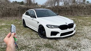 F90 BMW M5 Competition Start Up Exhaust Test Drive Walkaround POV and Review [upl. by Studner258]