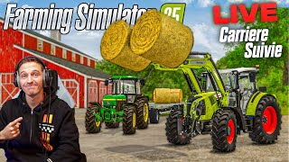 PREMIER LIVE SUR LA CARRIERE SUIVIE  FARMING SIMULATOR 25 [upl. by Fariss]