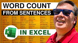 Excel  Analyzing Word Usage In Excel With Thousands Of Phrases  Episode 1460 [upl. by Mroz]