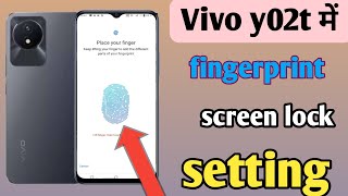 Vivo y02t fingerprint screen lock  fingerprint lock setting in vivo y02t  vivo fingerprint lock [upl. by Eta988]