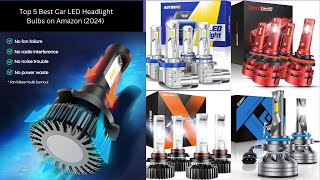 quotTop 5 Best Car LED Headlight Bulbs on Amazon 2024  Ultimate Brightness amp Clarityquot [upl. by Benilda]