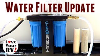 Review Update Clearsource RV Dual Stage Water Filter System [upl. by Aettam]