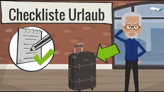 Checkliste Urlaub Alles Wichtige für Ihre Reise  Tipps [upl. by Sanger]