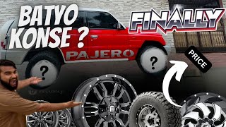 New year surprise😍New alloy wheels 🛞 in Pajero💥 [upl. by Aevin]