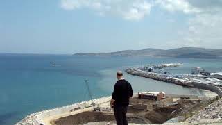 مُواجهة البحر المتوسط من طنجة المغربية  Facing the Mediterranean Sea from Tangier  Morocco [upl. by Lak]