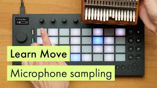 Ableton Move Tutorial Using Moves Microphone to Record Samples [upl. by Bamberger]