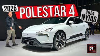 The 2025 Polestar 4 Is A Quick amp Quirky Electric Performance Sportback [upl. by Beatty238]