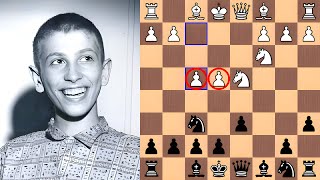 15yearold Bobby Fischer defeats Argentine Chess Champion [upl. by Thgiwd]