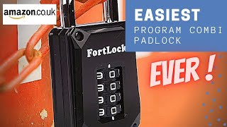 The worlds easiest combination padlock under £10 [upl. by Aciretehs635]