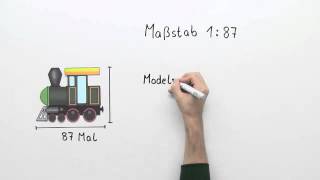 Wie verkleinert man den Maßstab  Mathematik  Zahlen Rechnen und Größen [upl. by Murray]