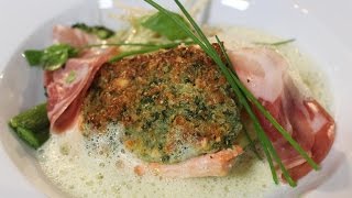 De Garde van Gert met Piet Huysentruyt  Zalm met witte kool en pancetta [upl. by Naves741]