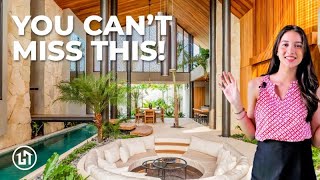 Touring Balis Best Home with Stunning Indoor Pool  Tropical Luxury Home Tour [upl. by Ashbaugh]