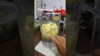 Suco de manga verde receita shortsyoutube [upl. by Trebor]