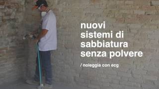 Noleggia i Nuovi Sistemi di Sabbiatura Senza Polvere [upl. by Jacobah926]