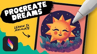 PROCREATE DREAMS Animation for Beginners  EASY Step by Step Tutorial [upl. by Cobbie]