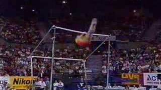 Luo Li  1994 Worlds EF  Uneven Bars [upl. by Ahsinroc]