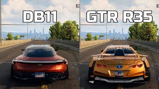 NFS Unbound Aston Martin DB11 vs Nissan GTR R35  WHICH IS FASTEST Drag Race [upl. by Berners]