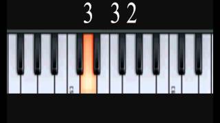 How To Play Abide With Me  Playing Music By Numbers Piano Lesson [upl. by Colier376]