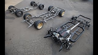 3 rolling chassis at MetalWorks Classic Auto amp Speed Shop including Art Morrison amp Roadster Shop [upl. by Ardied]