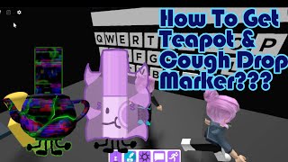 How to get Teapot amp Cough Drop Marker in Find the Markers Roblox 2024 [upl. by Atteiluj948]