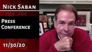 Nick Saban previews LSU talks Jahleel Billingsley and Chris Allen [upl. by Annait]