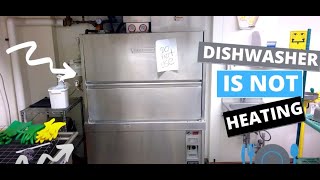 Hobart Dishwasher Potwasher Is NOT Heating UW50 [upl. by Av]