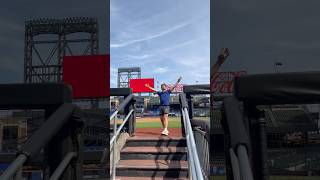 Marshmallow Catches with the mets ⚾️👄 trickshot sports baseball funny comedyskit [upl. by Savart]