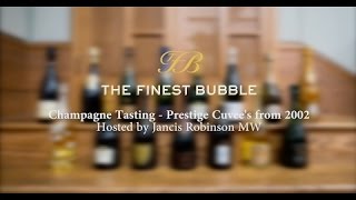 Prestige Cuvée Champagnes from 2002 Tasting hosted by Jancis Robinson MW [upl. by Ahse240]