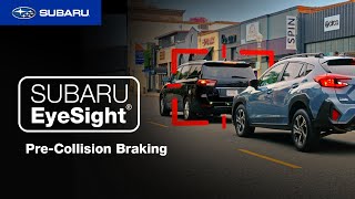 Subaru EyeSight  PreCollision Braking 2023 [upl. by Lerat391]