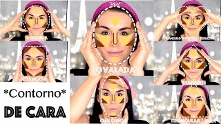 CÓMO CONTORNEAR SEGÚN LOS TIPOS DE ROSTRO  MAQUILLAJE CORRECTOR  Ana Del Toro [upl. by Eniamert303]