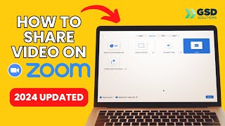 How to Share Video on Zoom  A Guide for Beginners in 2 Minutes [upl. by Rehpotsirc]