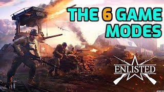 All 6 Game Modes Explained  Enlisted Tips amp Tricks [upl. by Arella618]