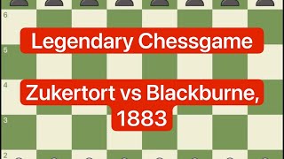 Chessgame Zukertort vs Blackburne chess chessgames games gaming checkmate chesscom [upl. by Lucio]