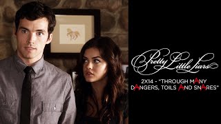 Pretty Little Liars  Aria amp Ezra Reveal Their Relationship  quotThrough Many Dangersquot 2x14 [upl. by Akoek735]