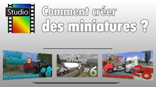 TUTO  Créer des miniatures avec Photofiltre Studio X [upl. by Daigle268]