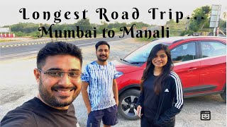 Mumbai to Manali Road Trip [upl. by Georgianne]